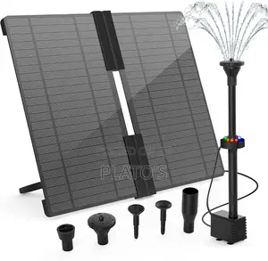 8w 1600mah Battery Backup Garden Solar Water Fountain Pump Supplier