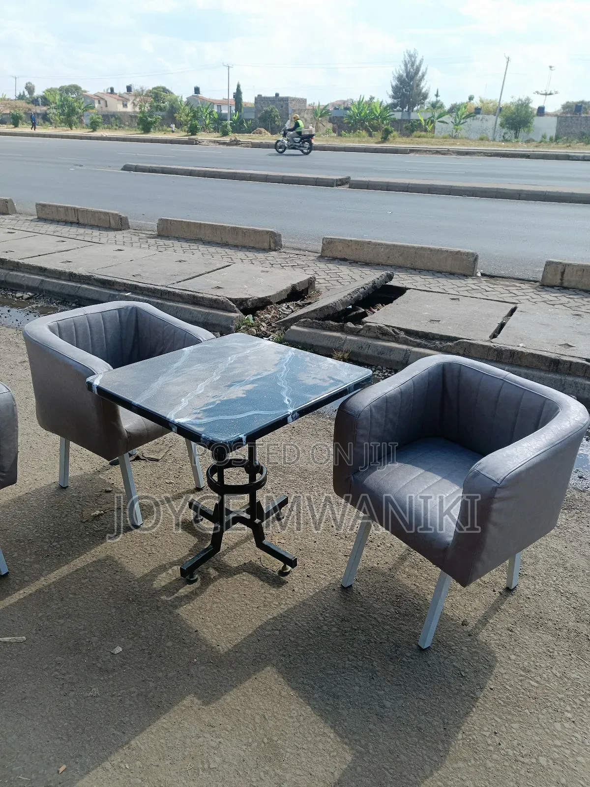 Vip, 2 Seater Restaurant Set , Grey 