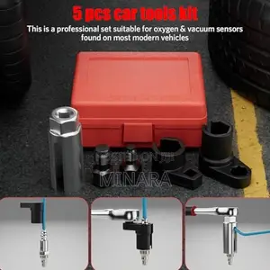 5 Pcs, Automotive O2 Oxygen Sensor Removal Tool, Lambda Socket