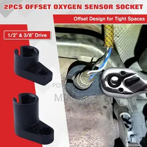 5 Pcs, Automotive O2 Oxygen Sensor Removal Tool, Lambda Socket