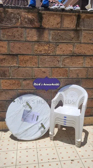 Plastic Table and Plastic Chairs
