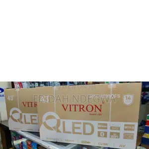 Vitron 43" Qled Smart Android Frameless With Bluetooth