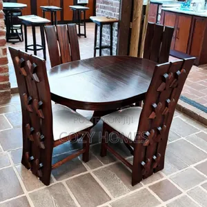 Dining Table Radiant All Wooden 4 Seater Dining Table Available