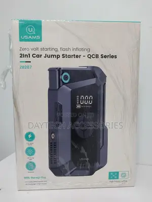 The Usams Zb287 2-in-1 Car Jump Starter and Air Inflator.