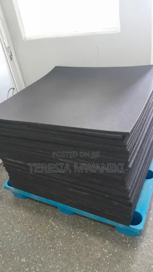 1mx1m  Rubber Mats [ Sparkled  Blue]