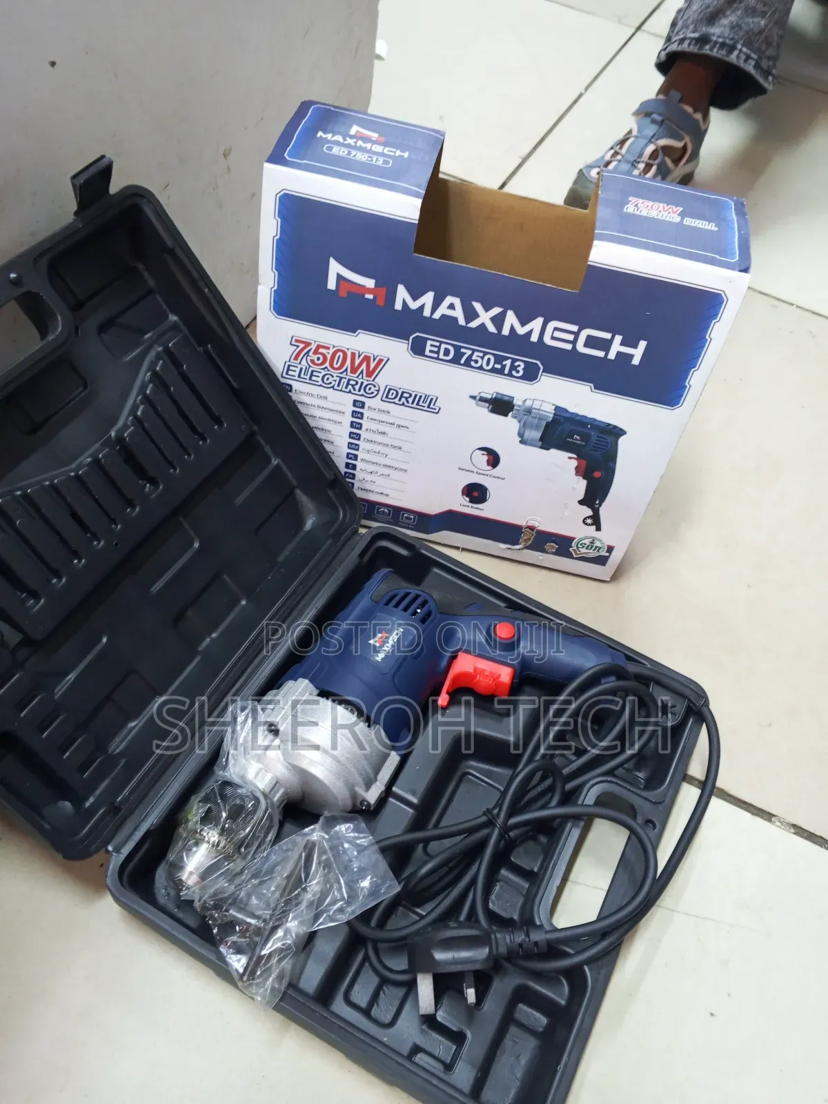 Maxmech Electric Drill 750watts