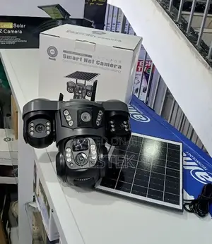 Triple Lens 4g V380 Solar PTZ Camera 3 Lens Quality CCTV Simcard Camer