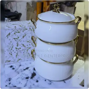 3 PCS Ceramic Pots 3.5litres