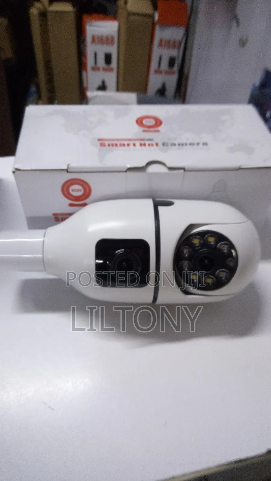 Dual Lens V380 Bulb Camera