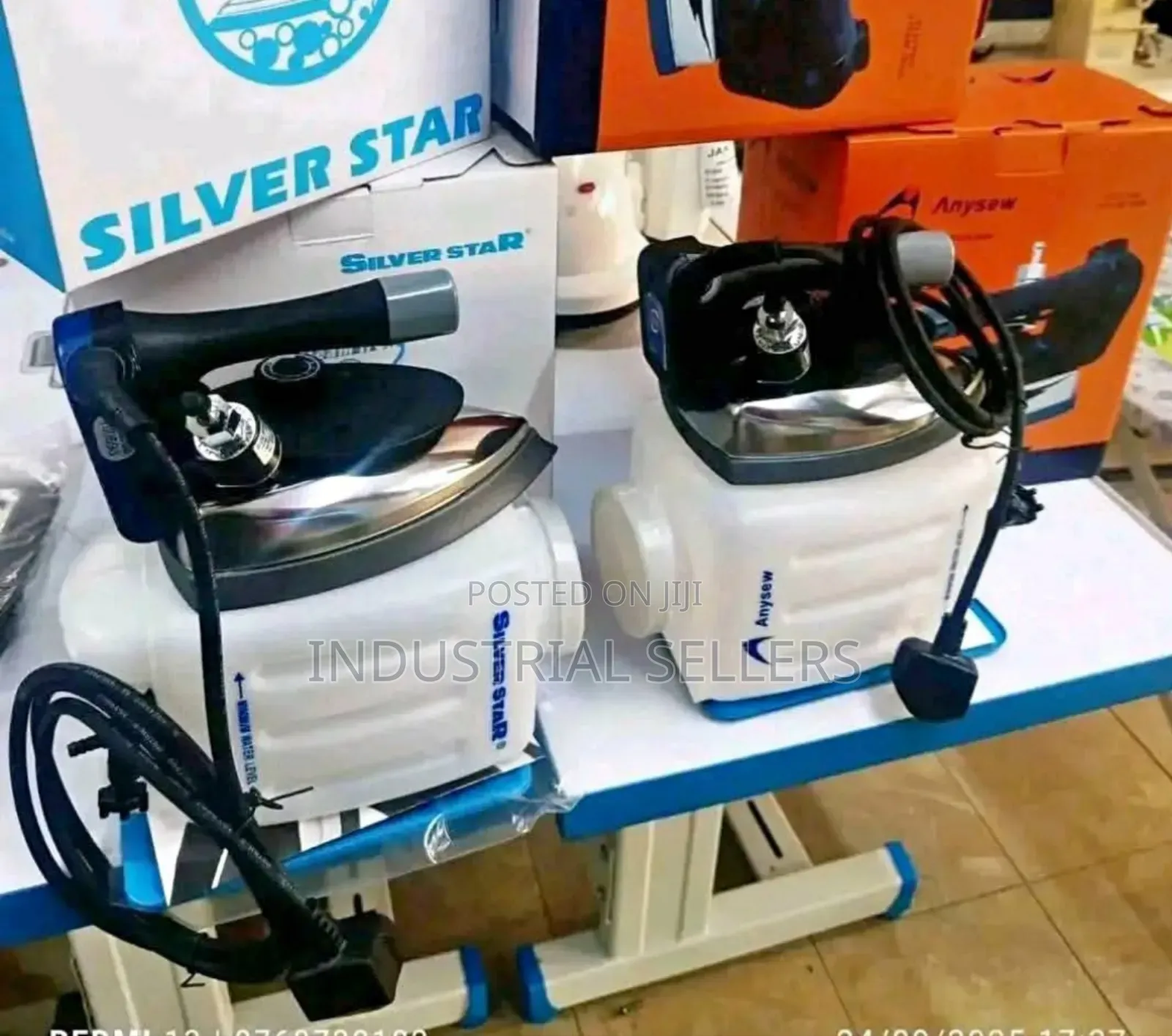 Professional Industrial Steam Iron Box-Silver Star