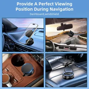 360° Rotating Magnetic Phone Holder, Foldable Retractable