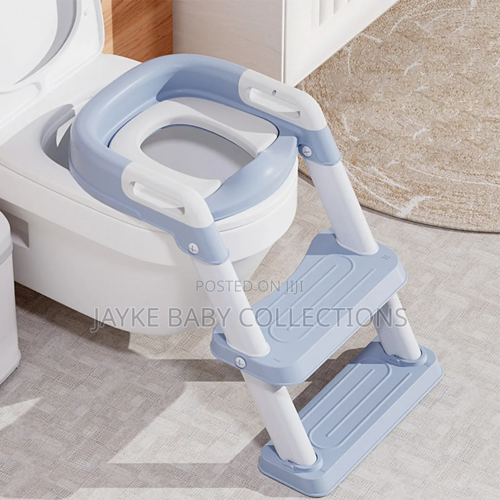 Adjustable Toddler Potty Training Seat With Step Cushion