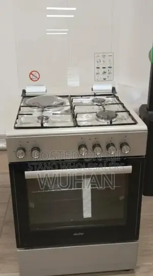With Electric Oven- Von Simfer 60*60 3+1 Standing Cooker. +Gas Sensor