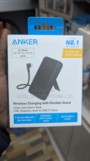 Anker Zolo Power Bank (10,000 Mah, 30w) – Black