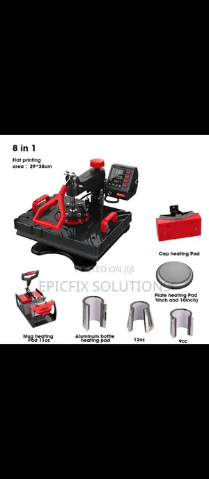 8 in 1 Heat Press Machine Restocked