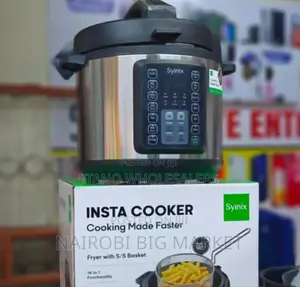 With 1 Year Warranty Syinix 6litres Pressure Cooker