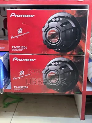 Pioneer Ts-W312d4 1600watts Double Coil Bass Subwoofer Speakers