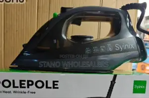 Black- Syonix Steam Iron Box