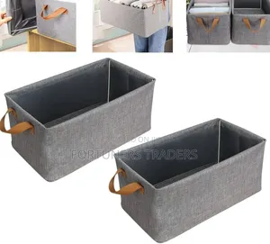 Multifunctional Closet Organizer Bins With Handles –