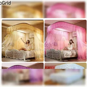 2 Stand Mosquito Net With Rails in Different Colors 