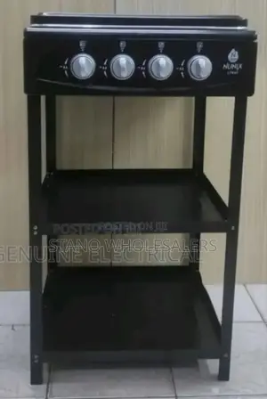 Auto Ignition Cooker - Nunix 4 Full Gas With Shelves
