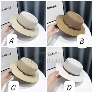 Summer Hat With Ribbon