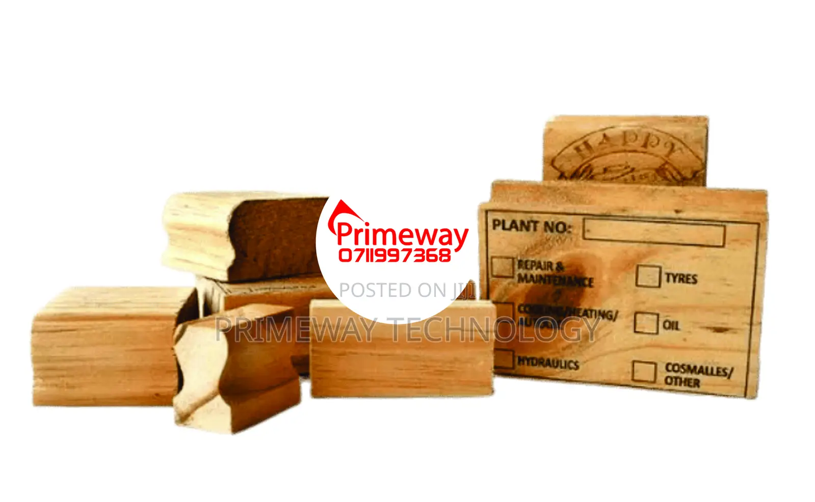 Floral Wood Stamps