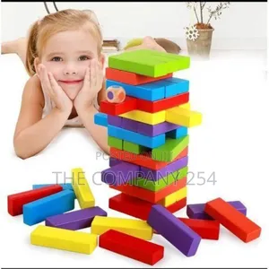 Coloured Jenga Block for Kids