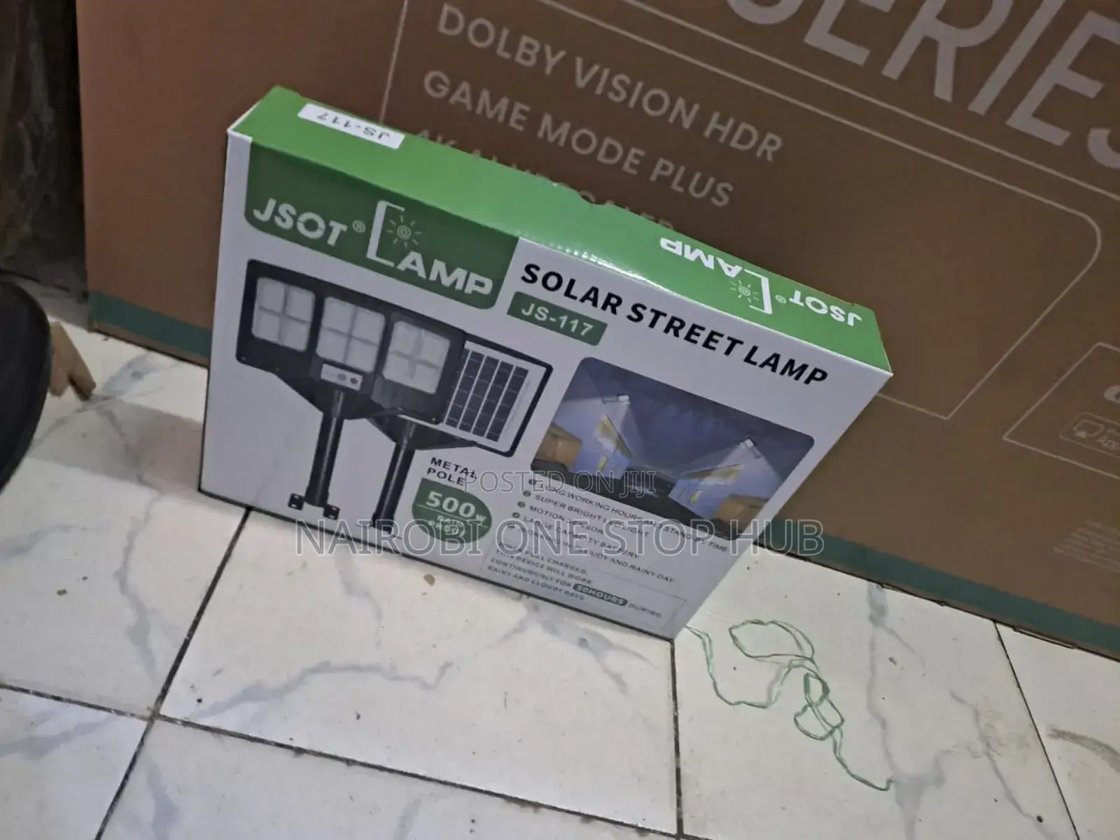 Js117 Motion Sensor Solar Lamp