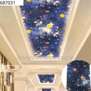Galaxy Ceiling Wallapers in Cool Ceiling Wallapers