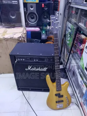 Bass Combo Marshall and 4strings Bass Guitar