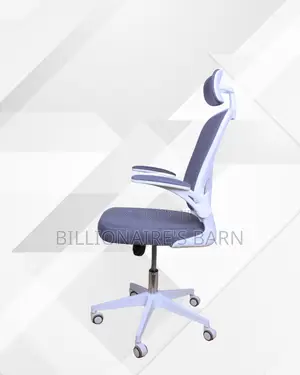 Ergonomic White Ergonomic Office Chair — Boosts Posture Focus