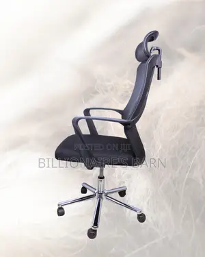 Quiet-Roll High Back Mesh Office Chair — Ideal for Long Zoom Sessions