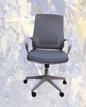 Grey Ergonomic Mesh Office Chair | Pro-Grade Scratch-Resistant Finish