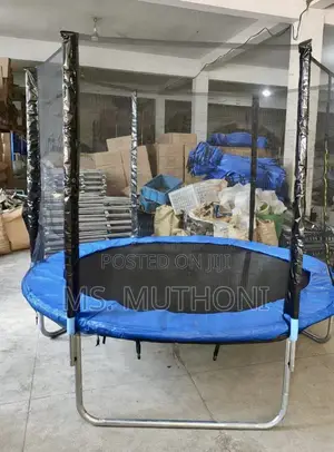 6 Ft / 8 Ft / 12 Ft. Trampoline With a Safety Net
