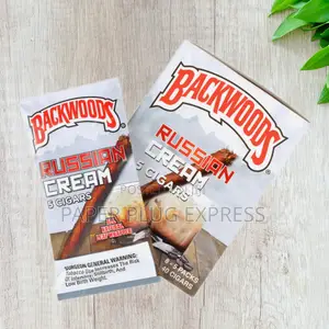 Backwoods Russian Cream - Leaf Wrap Cigars / Cigarillos - 5 Pack