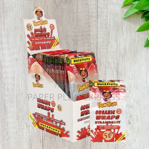 Honeypuff Flavored Wraps - Strawberry 5 Wraps