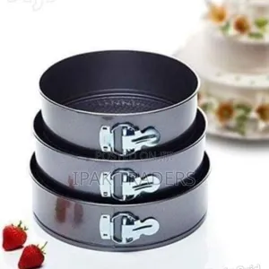 3pcs Round Cake Moulds Nonstick