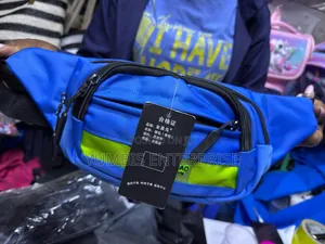 Blue Unisex Waist Bag