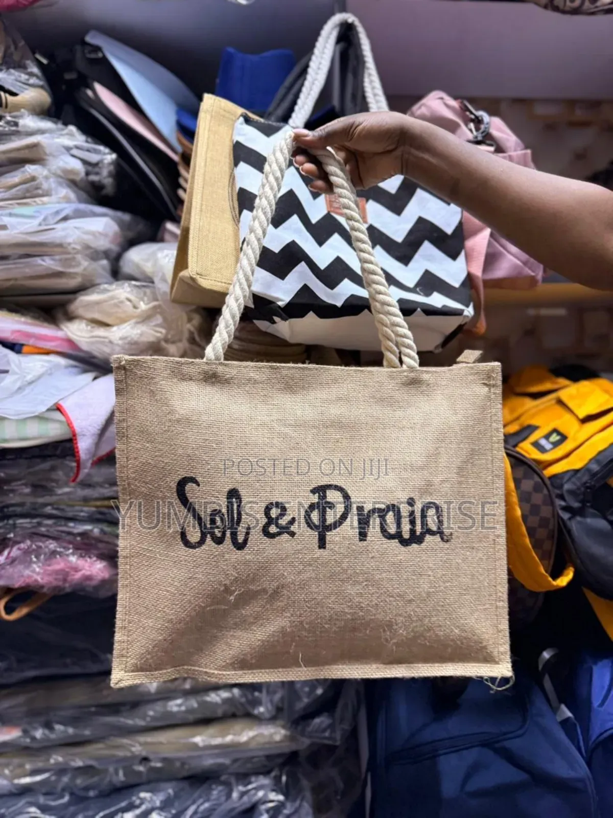Jute Bags With Zip