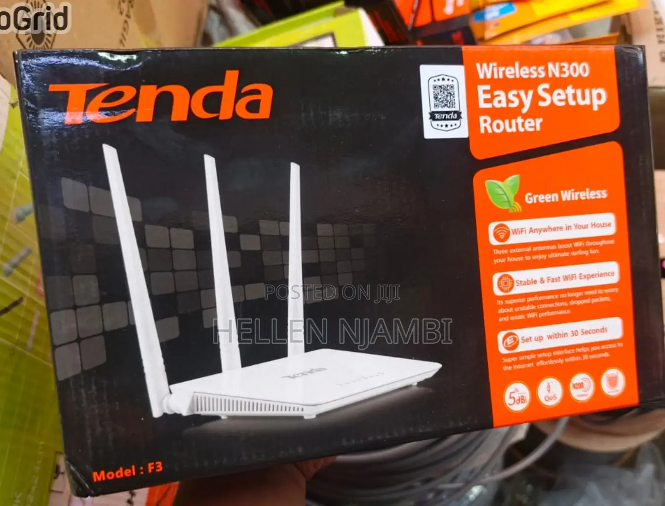 Tenda F3 Wireless N300 Easy Setup Router