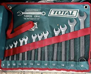 Fine Polished Total 12pcs Combination Spanner Set Size 6-24mm