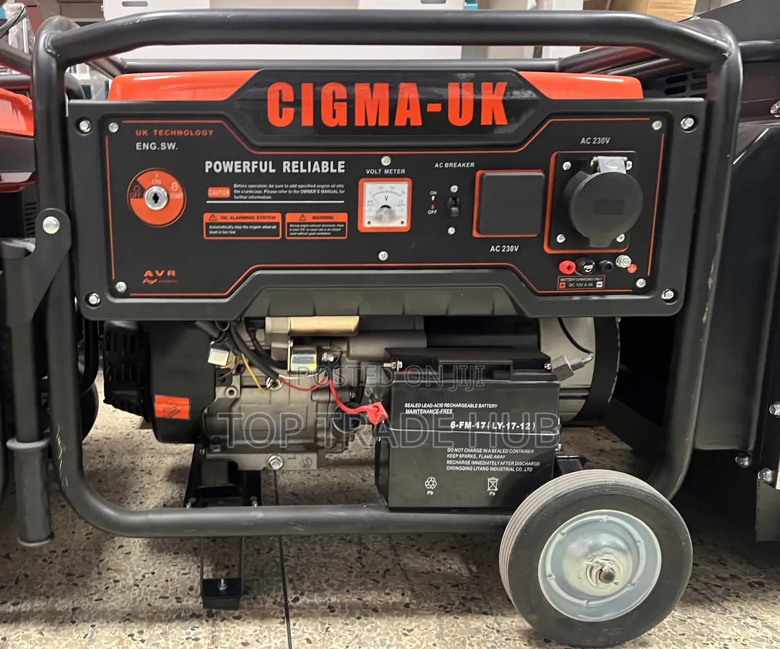 Powerful Cigma Uk Petrol Generator 11kva Single Phase