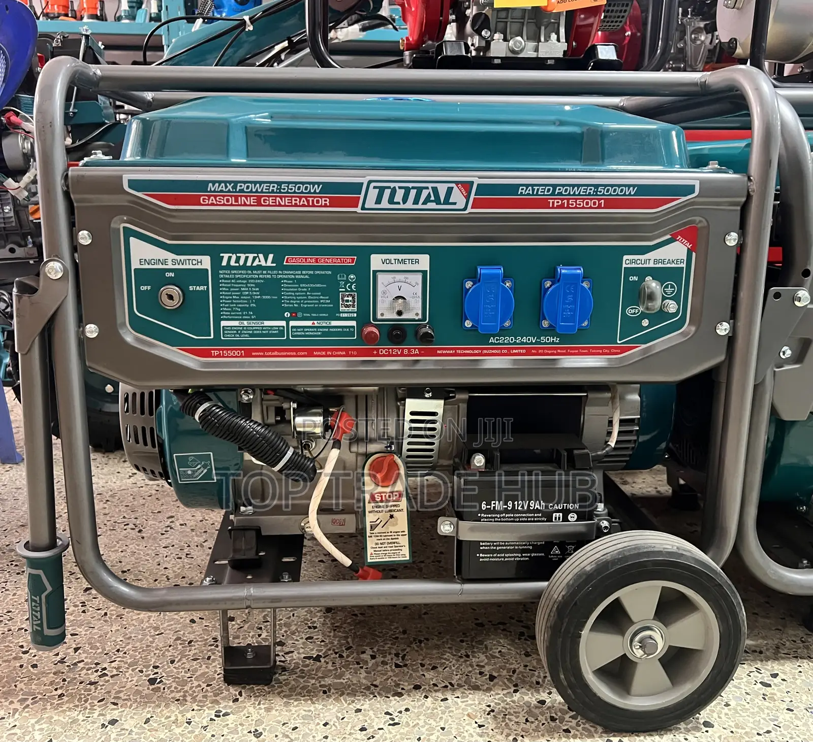 High Performance Total Petrol Generator 5.5kw/7kva