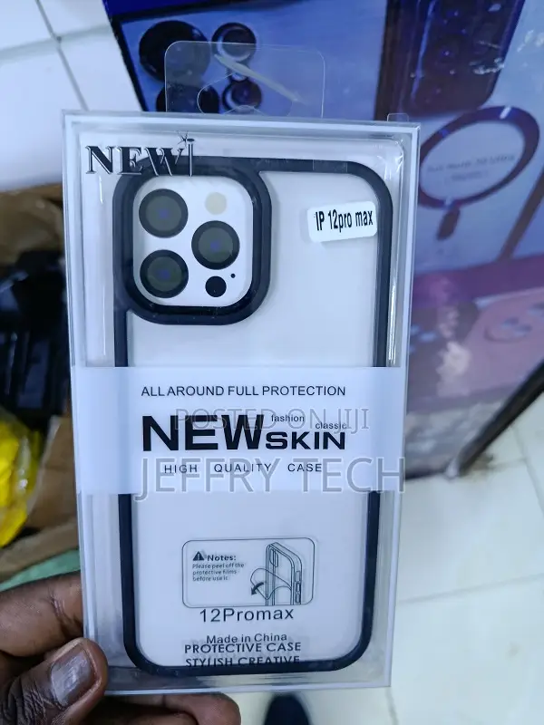 iPhone 12 Pro Max Elegant Clear Case.Full Protection
