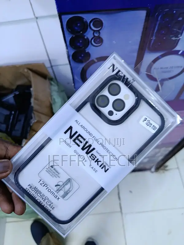 iPhone 12 Pro Max Elegant Clear Case.Full Protection