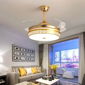 Modern Ceiling Fan With Light and Remote Control
