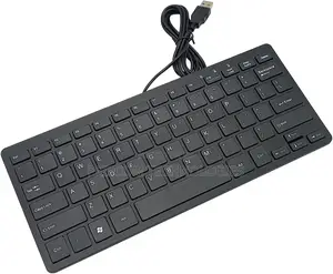 78 Keys Small Wired Usb Portable Keyboard for Desktop, Computer Laptop