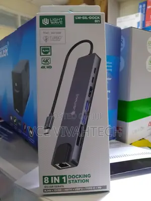 Lightwave 8 in 1 Docking Station Lw-Sil-Dock