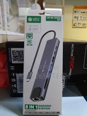 Lightwave Laptop Docking Station With 8 Slots (Type-C)